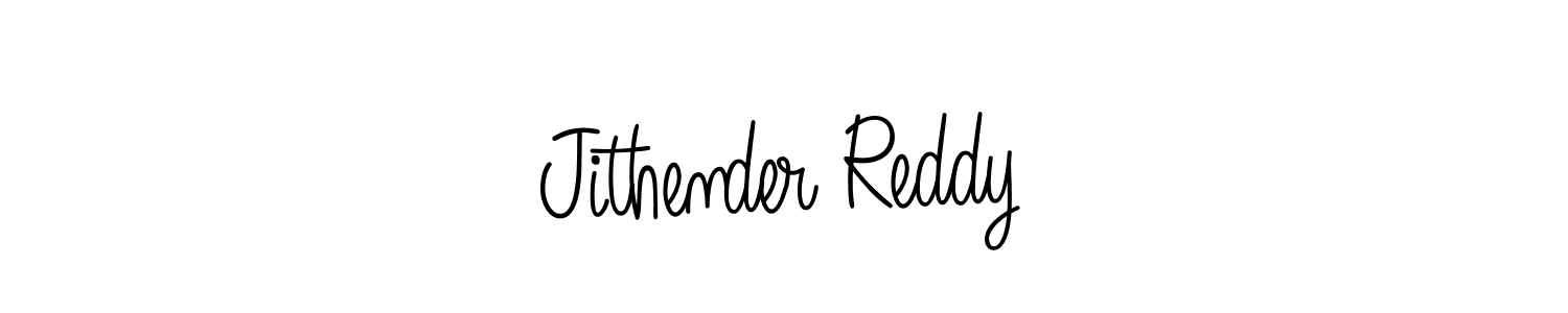 How to make Jithender Reddy signature? Angelique-Rose-font-FFP is a professional autograph style. Create handwritten signature for Jithender Reddy name. Jithender Reddy signature style 5 images and pictures png