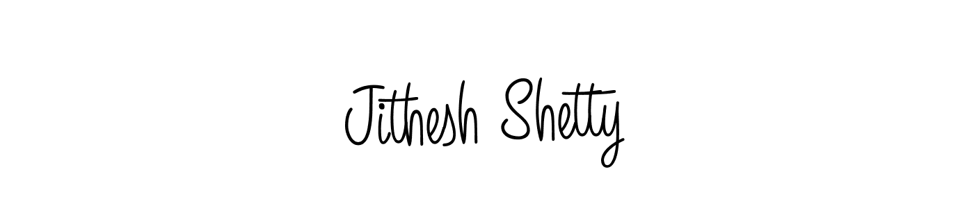 if you are searching for the best signature style for your name Jithesh Shetty. so please give up your signature search. here we have designed multiple signature styles  using Angelique-Rose-font-FFP. Jithesh Shetty signature style 5 images and pictures png