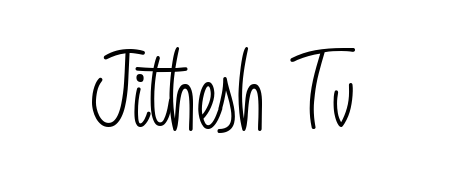 The Angelique-Rose-font-FFP signature style provides a bold statement for name Jithesh Tv. Designed for business owners, executives, and leaders. Jithesh Tv signature style 5 images and pictures png