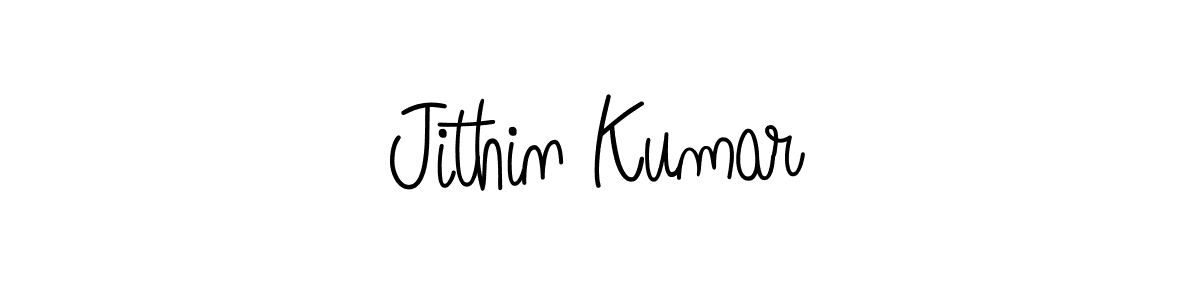 How to make Jithin Kumar signature? Angelique-Rose-font-FFP is a professional autograph style. Create handwritten signature for Jithin Kumar name. Jithin Kumar signature style 5 images and pictures png