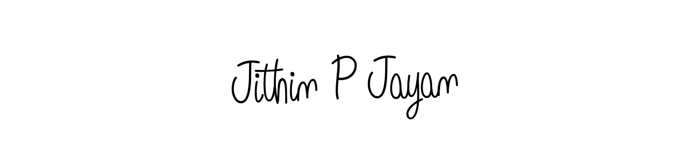 How to make Jithin P Jayan signature? Angelique-Rose-font-FFP is a professional autograph style. Create handwritten signature for Jithin P Jayan name. Jithin P Jayan signature style 5 images and pictures png