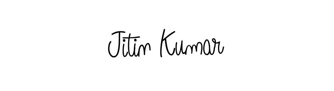 Create a beautiful signature design for name Jitin Kumar. With this signature (Angelique-Rose-font-FFP) fonts, you can make a handwritten signature for free. Jitin Kumar signature style 5 images and pictures png