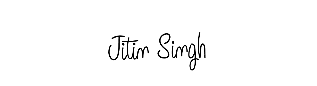 Make a beautiful signature design for name Jitin Singh. With this signature (Angelique-Rose-font-FFP) style, you can create a handwritten signature for free. Jitin Singh signature style 5 images and pictures png