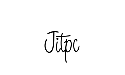 Use a signature maker to create a handwritten signature online. With this signature software, you can design (Angelique-Rose-font-FFP) your own signature for name Jitpc. Jitpc signature style 5 images and pictures png