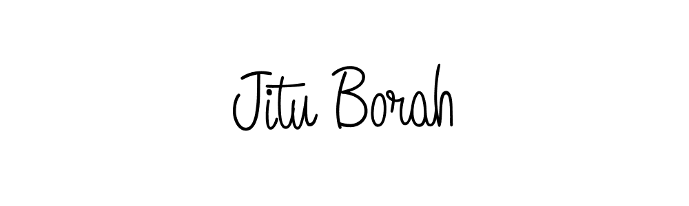 Make a beautiful signature design for name Jitu Borah. Use this online signature maker to create a handwritten signature for free. Jitu Borah signature style 5 images and pictures png