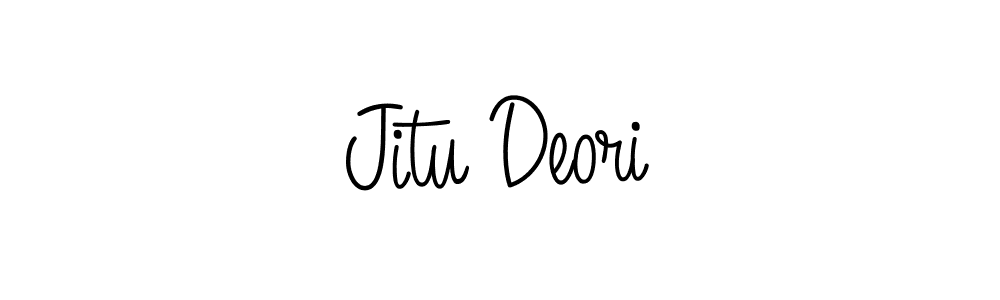 Once you've used our free online signature maker to create your best signature Angelique-Rose-font-FFP style, it's time to enjoy all of the benefits that Jitu Deori name signing documents. Jitu Deori signature style 5 images and pictures png