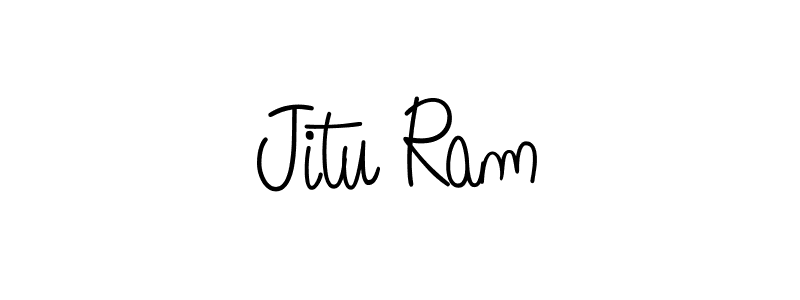 Check out images of Autograph of Jitu Ram name. Actor Jitu Ram Signature Style. Angelique-Rose-font-FFP is a professional sign style online. Jitu Ram signature style 5 images and pictures png