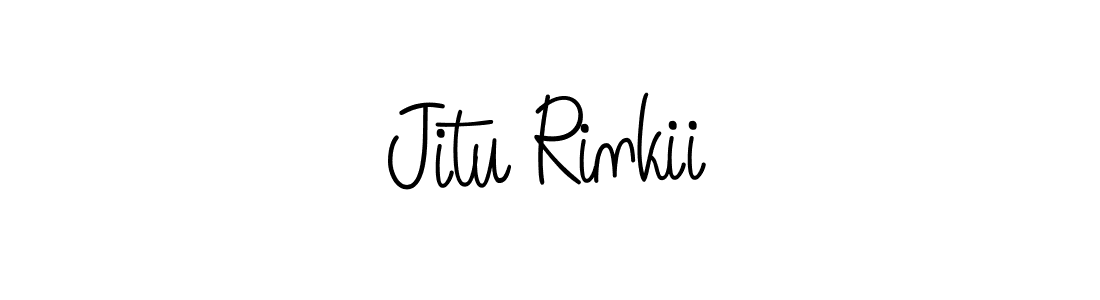 Make a short Jitu Rinkii signature style. Manage your documents anywhere anytime using Angelique-Rose-font-FFP. Create and add eSignatures, submit forms, share and send files easily. Jitu Rinkii signature style 5 images and pictures png