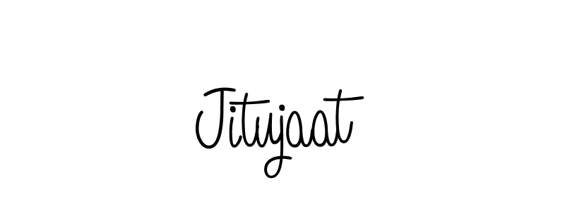 How to make Jitujaat signature? Angelique-Rose-font-FFP is a professional autograph style. Create handwritten signature for Jitujaat name. Jitujaat signature style 5 images and pictures png