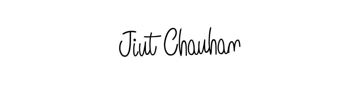 How to Draw Jiut Chauhan signature style? Angelique-Rose-font-FFP is a latest design signature styles for name Jiut Chauhan. Jiut Chauhan signature style 5 images and pictures png