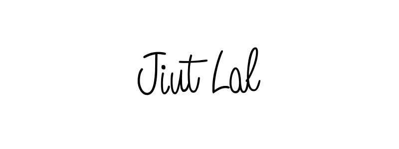 Make a beautiful signature design for name Jiut Lal. With this signature (Angelique-Rose-font-FFP) style, you can create a handwritten signature for free. Jiut Lal signature style 5 images and pictures png