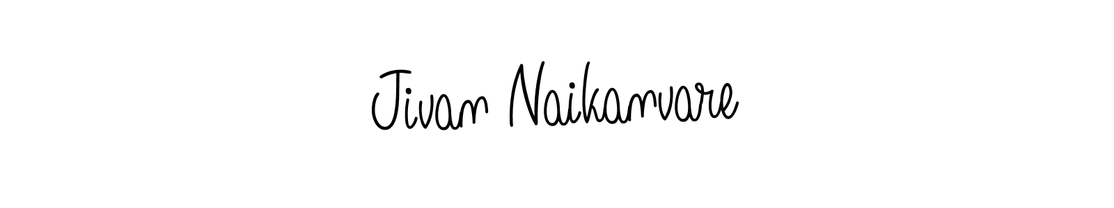 Create a beautiful signature design for name Jivan Naikanvare. With this signature (Angelique-Rose-font-FFP) fonts, you can make a handwritten signature for free. Jivan Naikanvare signature style 5 images and pictures png