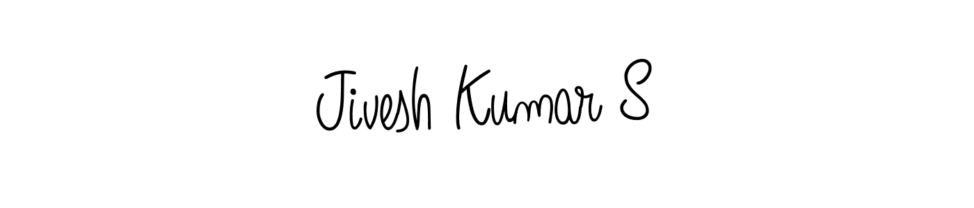 Make a beautiful signature design for name Jivesh Kumar S. Use this online signature maker to create a handwritten signature for free. Jivesh Kumar S signature style 5 images and pictures png