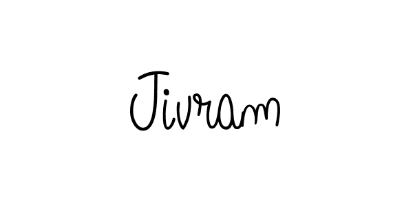 Use a signature maker to create a handwritten signature online. With this signature software, you can design (Angelique-Rose-font-FFP) your own signature for name Jivram. Jivram signature style 5 images and pictures png