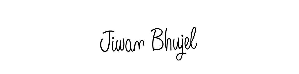 Check out images of Autograph of Jiwan Bhujel name. Actor Jiwan Bhujel Signature Style. Angelique-Rose-font-FFP is a professional sign style online. Jiwan Bhujel signature style 5 images and pictures png