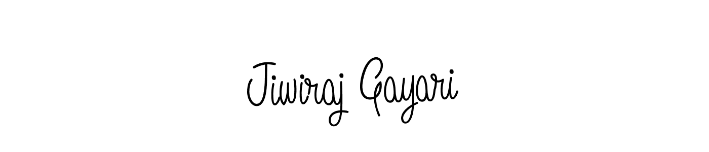 Create a beautiful signature design for name Jiwiraj Gayari. With this signature (Angelique-Rose-font-FFP) fonts, you can make a handwritten signature for free. Jiwiraj Gayari signature style 5 images and pictures png