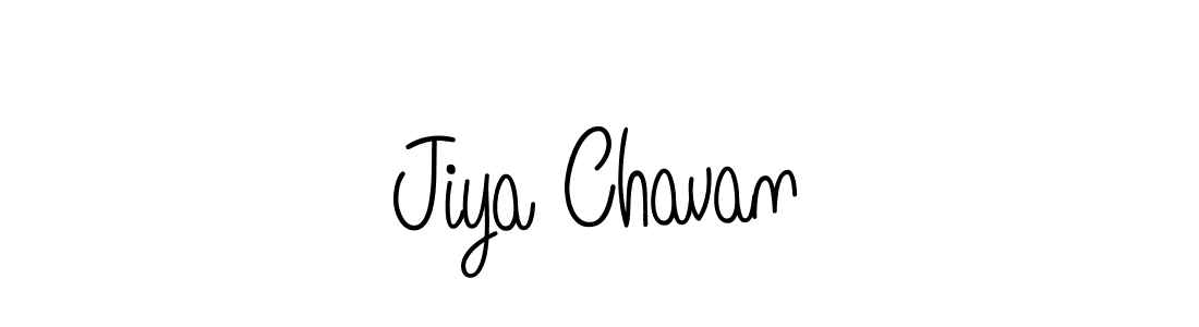 Create a beautiful signature design for name Jiya Chavan. With this signature (Angelique-Rose-font-FFP) fonts, you can make a handwritten signature for free. Jiya Chavan signature style 5 images and pictures png