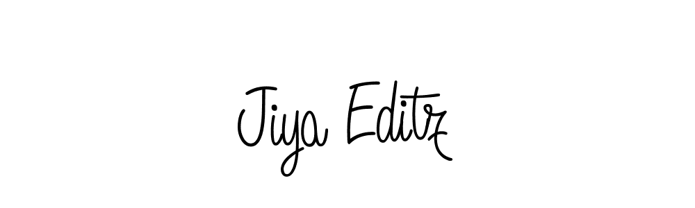 Once you've used our free online signature maker to create your best signature Angelique-Rose-font-FFP style, it's time to enjoy all of the benefits that Jiya Editz name signing documents. Jiya Editz signature style 5 images and pictures png