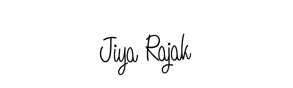 Create a beautiful signature design for name Jiya Rajak. With this signature (Angelique-Rose-font-FFP) fonts, you can make a handwritten signature for free. Jiya Rajak signature style 5 images and pictures png