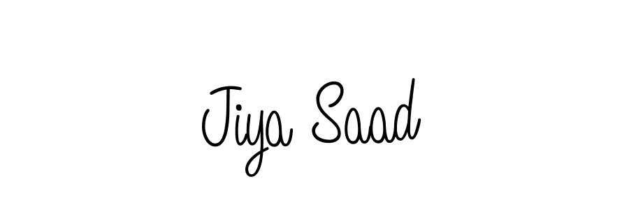 Also we have Jiya Saad name is the best signature style. Create professional handwritten signature collection using Angelique-Rose-font-FFP autograph style. Jiya Saad signature style 5 images and pictures png