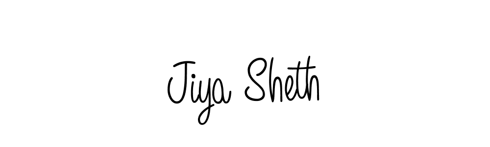 How to Draw Jiya Sheth signature style? Angelique-Rose-font-FFP is a latest design signature styles for name Jiya Sheth. Jiya Sheth signature style 5 images and pictures png