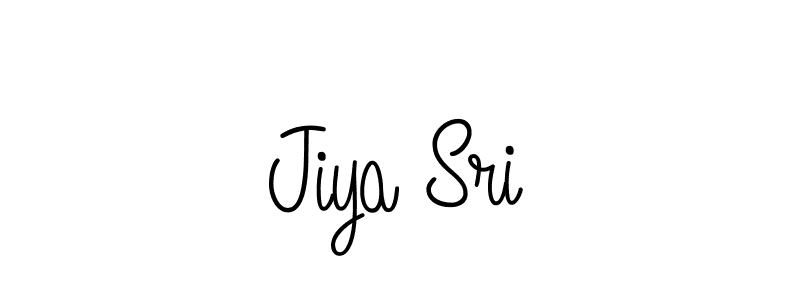 How to make Jiya Sri signature? Angelique-Rose-font-FFP is a professional autograph style. Create handwritten signature for Jiya Sri name. Jiya Sri signature style 5 images and pictures png