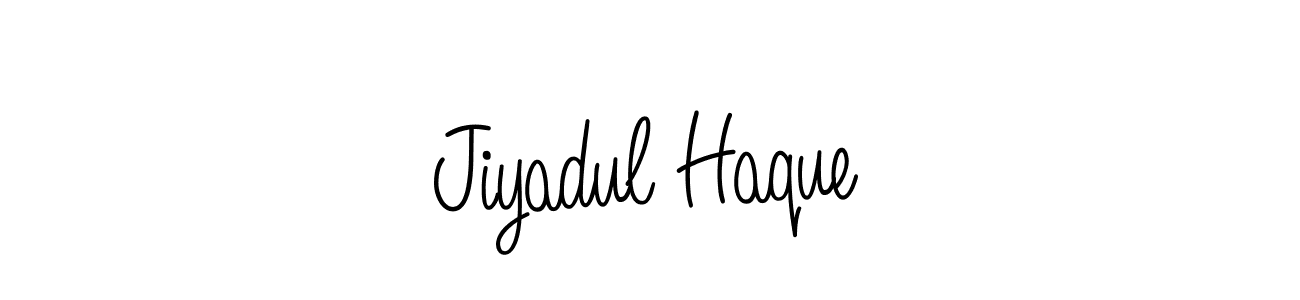 Design your own signature with our free online signature maker. With this signature software, you can create a handwritten (Angelique-Rose-font-FFP) signature for name Jiyadul Haque. Jiyadul Haque signature style 5 images and pictures png