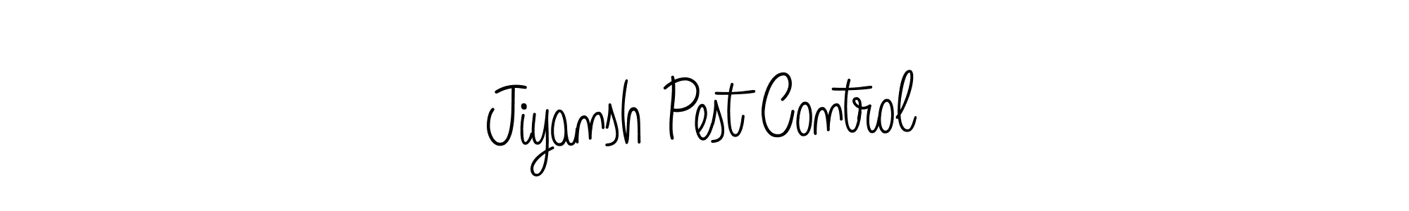 Jiyansh Pest Control stylish signature style. Best Handwritten Sign (Angelique-Rose-font-FFP) for my name. Handwritten Signature Collection Ideas for my name Jiyansh Pest Control. Jiyansh Pest Control signature style 5 images and pictures png