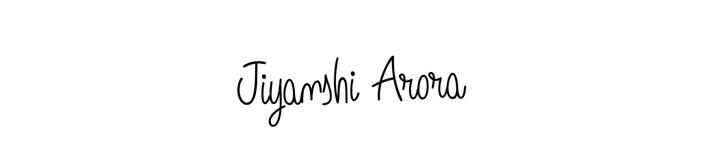 Best and Professional Signature Style for Jiyanshi Arora. Angelique-Rose-font-FFP Best Signature Style Collection. Jiyanshi Arora signature style 5 images and pictures png