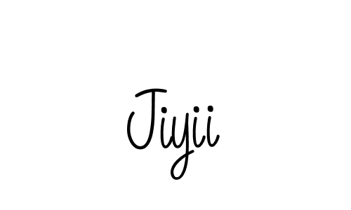 How to make Jiyii signature? Angelique-Rose-font-FFP is a professional autograph style. Create handwritten signature for Jiyii name. Jiyii signature style 5 images and pictures png