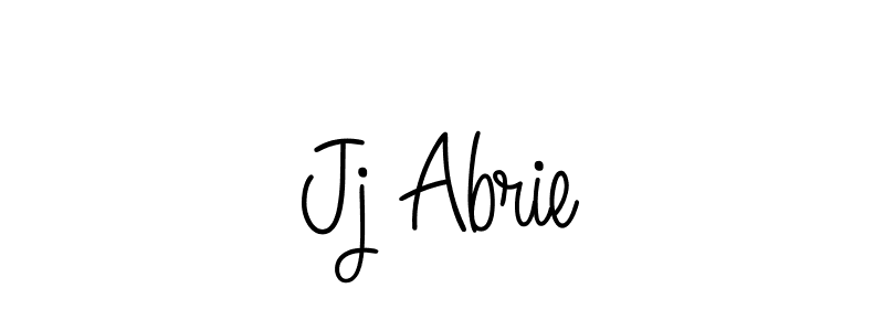 You should practise on your own different ways (Angelique-Rose-font-FFP) to write your name (Jj Abrie) in signature. don't let someone else do it for you. Jj Abrie signature style 5 images and pictures png