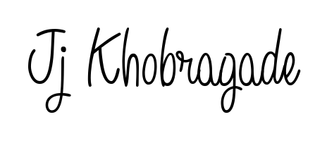 Create your official email sign-off with Jj Khobragade name in Angelique-Rose-font-FFP style. Crisp, clean, and perfectly legible across all screens. Jj Khobragade signature style 5 images and pictures png