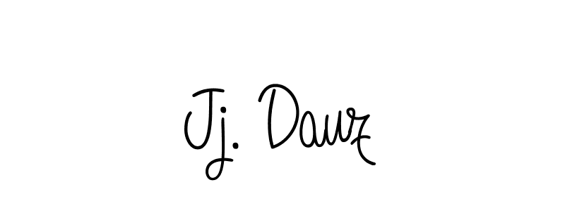 Create a beautiful signature design for name Jj. Dauz. With this signature (Angelique-Rose-font-FFP) fonts, you can make a handwritten signature for free. Jj. Dauz signature style 5 images and pictures png