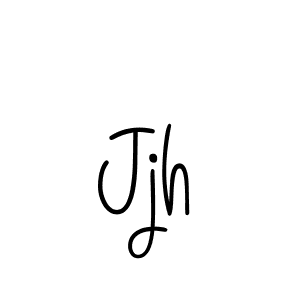 Use a signature maker to create a handwritten signature online. With this signature software, you can design (Angelique-Rose-font-FFP) your own signature for name Jjh. Jjh signature style 5 images and pictures png