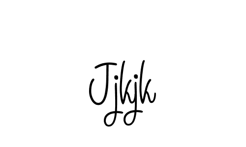 You should practise on your own different ways (Angelique-Rose-font-FFP) to write your name (Jjkjk) in signature. don't let someone else do it for you. Jjkjk signature style 5 images and pictures png