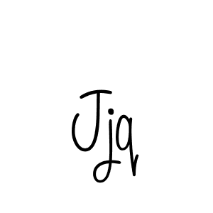 Jjq stylish signature style. Best Handwritten Sign (Angelique-Rose-font-FFP) for my name. Handwritten Signature Collection Ideas for my name Jjq. Jjq signature style 5 images and pictures png