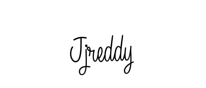 Use a signature maker to create a handwritten signature online. With this signature software, you can design (Angelique-Rose-font-FFP) your own signature for name Jjreddy. Jjreddy signature style 5 images and pictures png