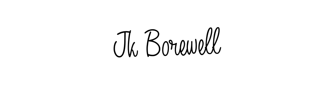 The best way (Angelique-Rose-font-FFP) to make a short signature is to pick only two or three words in your name. The name Jk Borewell include a total of six letters. For converting this name. Jk Borewell signature style 5 images and pictures png