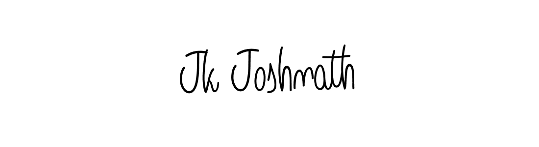 Also we have Jk Joshnath name is the best signature style. Create professional handwritten signature collection using Angelique-Rose-font-FFP autograph style. Jk Joshnath signature style 5 images and pictures png
