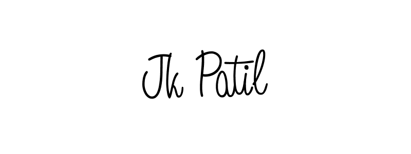 if you are searching for the best signature style for your name Jk Patil. so please give up your signature search. here we have designed multiple signature styles  using Angelique-Rose-font-FFP. Jk Patil signature style 5 images and pictures png