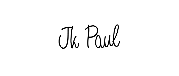 Best and Professional Signature Style for Jk Paul. Angelique-Rose-font-FFP Best Signature Style Collection. Jk Paul signature style 5 images and pictures png