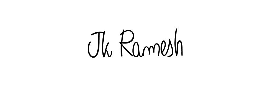 Angelique-Rose-font-FFP is a professional signature style that is perfect for those who want to add a touch of class to their signature. It is also a great choice for those who want to make their signature more unique. Get Jk Ramesh name to fancy signature for free. Jk Ramesh signature style 5 images and pictures png