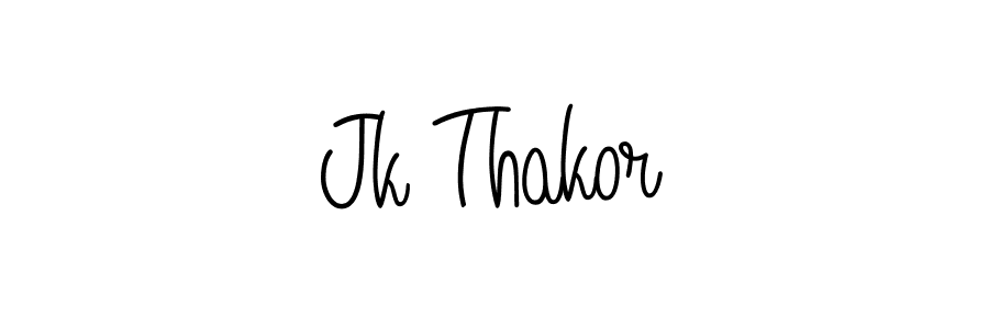 Once you've used our free online signature maker to create your best signature Angelique-Rose-font-FFP style, it's time to enjoy all of the benefits that Jk Thakor name signing documents. Jk Thakor signature style 5 images and pictures png