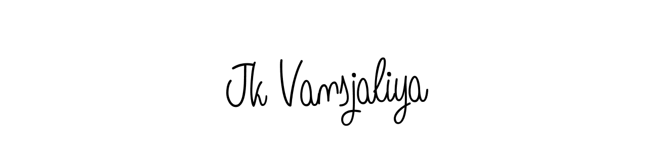 Best and Professional Signature Style for Jk Vansjaliya. Angelique-Rose-font-FFP Best Signature Style Collection. Jk Vansjaliya signature style 5 images and pictures png
