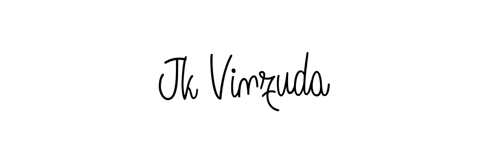Also You can easily find your signature by using the search form. We will create Jk Vinzuda name handwritten signature images for you free of cost using Angelique-Rose-font-FFP sign style. Jk Vinzuda signature style 5 images and pictures png