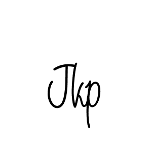 Design your own signature with our free online signature maker. With this signature software, you can create a handwritten (Angelique-Rose-font-FFP) signature for name Jkp. Jkp signature style 5 images and pictures png