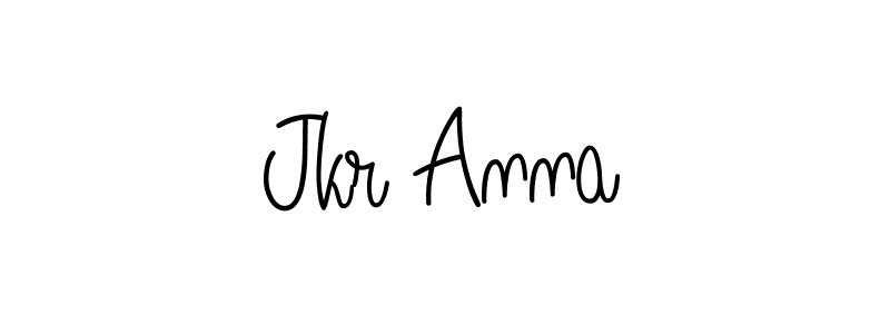 You can use this online signature creator to create a handwritten signature for the name Jkr Anna. This is the best online autograph maker. Jkr Anna signature style 5 images and pictures png