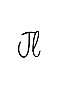 The best way (Angelique-Rose-font-FFP) to make a short signature is to pick only two or three words in your name. The name Jl include a total of six letters. For converting this name. Jl signature style 5 images and pictures png