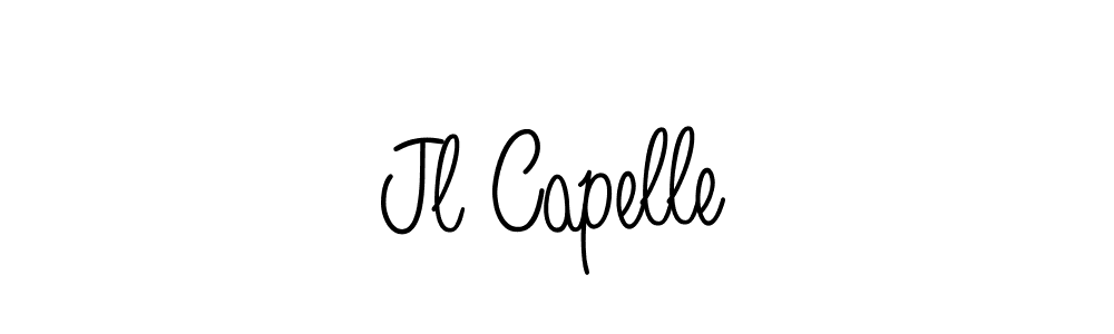 How to Draw Jl Capelle signature style? Angelique-Rose-font-FFP is a latest design signature styles for name Jl Capelle. Jl Capelle signature style 5 images and pictures png