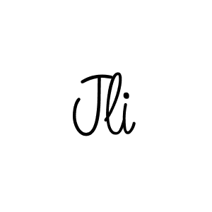 Create a beautiful signature design for name Jli. With this signature (Angelique-Rose-font-FFP) fonts, you can make a handwritten signature for free. Jli signature style 5 images and pictures png